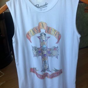 🤘🏽Guns N Roses Burnout Muscle Tank Medium